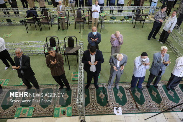 Eid al-Adha prayers in Imam Khomeini Mosalla
