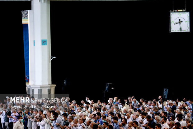 Eid al-Adha prayers in Imam Khomeini Mosalla
