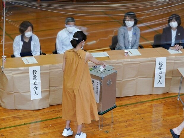 سابق جاپانی وزیراعظم کے قتل کے بعد ایوان بالا کے انتخابات جاری