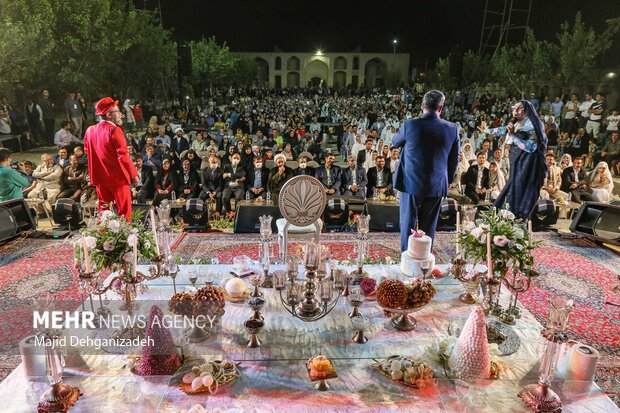 جشن بزرگ زیباترین پیوند در یزد