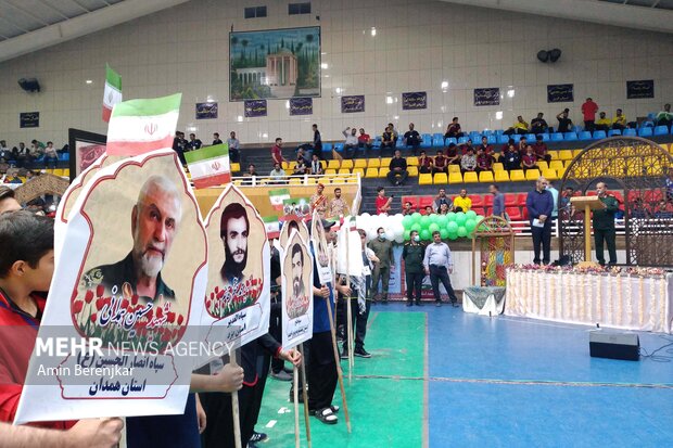 افتتاحیه جشنواره فرهنگی ورزشی شمیم خانواده سپاه پاسداران در شیراز