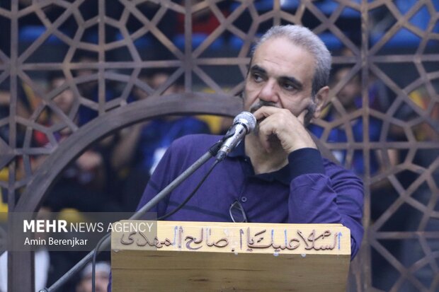 جواد خیابانی در افتتاحیه جشنواره فرهنگی ورزشی شمیم خانواده سپاه پاسداران در شیراز