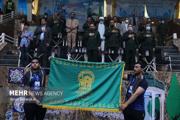 افتتاحیه جشنواره فرهنگی ورزشی شمیم خانواده سپاه پاسداران در شیراز