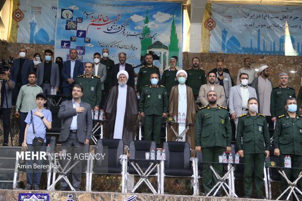 افتتاحیه جشنواره فرهنگی ورزشی شمیم خانواده سپاه پاسداران در شیراز