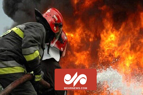 آتش‌سوزی در کارخانه مبل در تهران