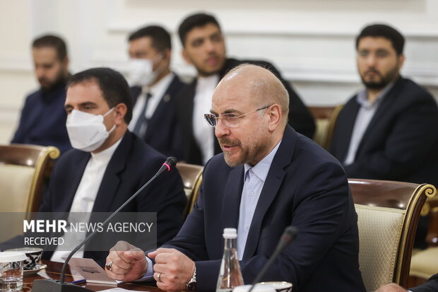 Ghalibaf's meeting with Uzbek parliaments speakers
