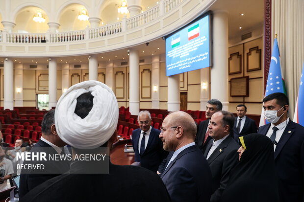 Ghalibaf's meeting with Uzbek parliaments speakers
