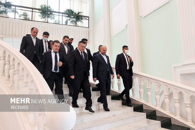 Ghalibaf's meeting with Uzbek parliaments speakers
