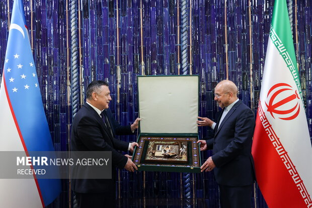 Ghalibaf's meeting with Uzbek parliaments speakers
