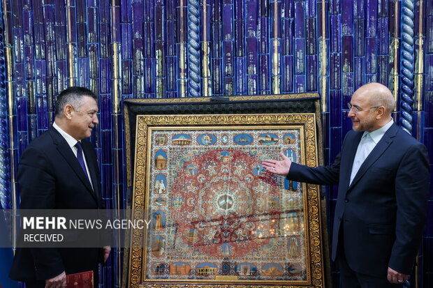 Ghalibaf's meeting with Uzbek parliaments speakers
