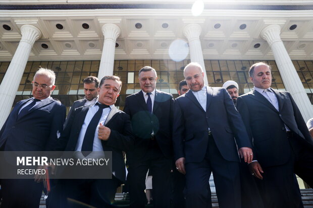 Ghalibaf's meeting with Uzbek parliaments speakers
