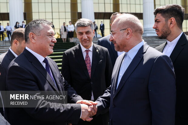 Ghalibaf's meeting with Uzbek parliaments speakers
