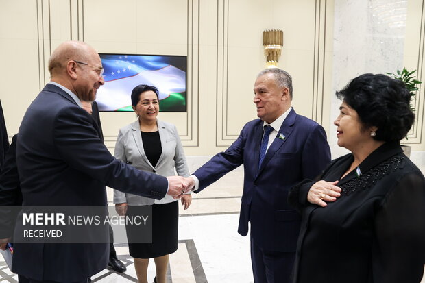 Ghalibaf's meeting with Uzbek parliaments speakers
