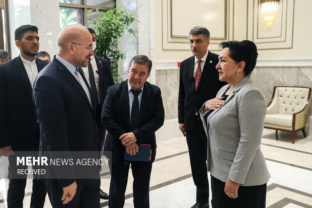 Ghalibaf's meeting with Uzbek parliaments speakers
