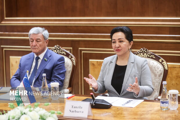 Ghalibaf's meeting with Uzbek parliaments speakers
