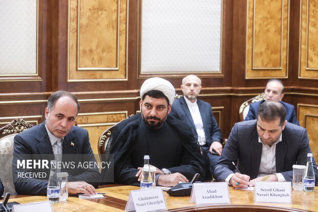 Ghalibaf's meeting with Uzbek parliaments speakers
