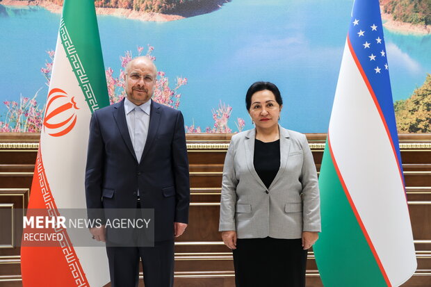 Ghalibaf's meeting with Uzbek parliaments speakers
