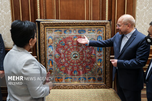 Ghalibaf's meeting with Uzbek parliaments speakers
