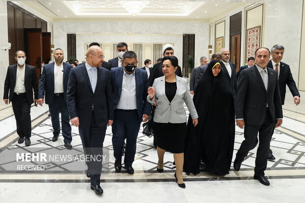 Ghalibaf's meeting with Uzbek parliaments speakers
