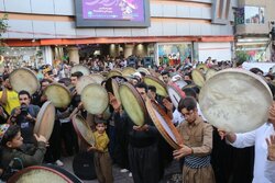 همنوازی دف نوازان ایران زمین در سنندج