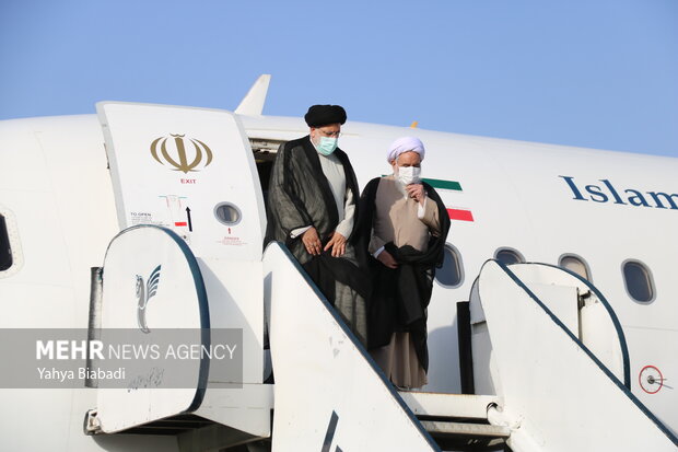 President Raeisi arrives in Kermanshah province