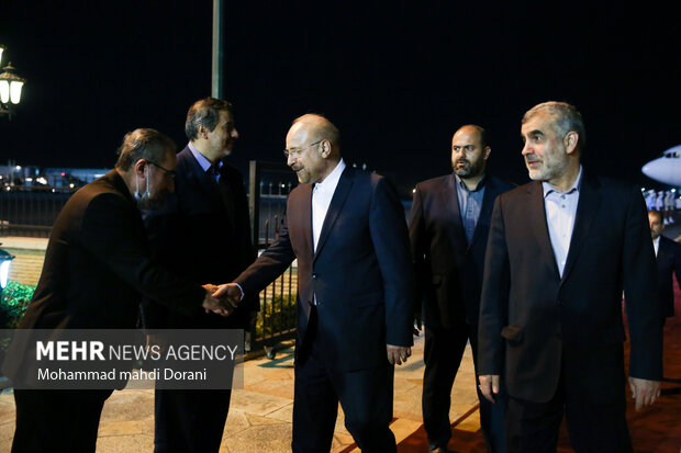 محمدباقر قالیباف رئیس مجلس شورای اسلامی و هیأت همراه پس از حضور سه روزه در ازبکستان به کشور بازگشت