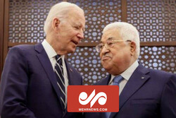 دیدار جوبایدن رئیس جمهور آمریکا با محمود عباس