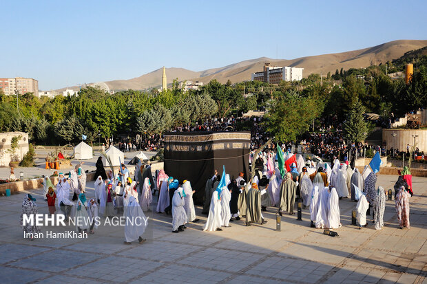 بازسازی واقعه ی غدیر در همدان