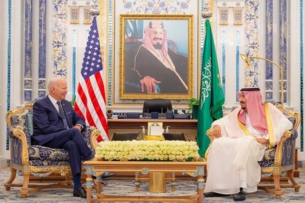 ملک سلمان و بایدن در کاخ السلام دیدار و گفتگو کردند