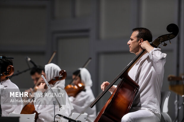 هادی اسماعیلی نوازنده کنترباس در کنسرت به رنگ صدا به خوانندگی همایون شجریان و رهبری آرش گوران حضور دارد