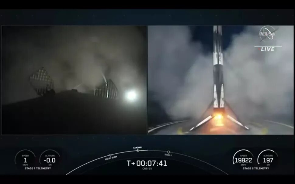 اسپیس ایکس ۲۶۳۰ کیلوگرم بار را به ایستگاه فضایی بین المللی برد