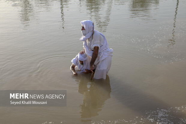 مراسم تعمید بمناسبت دهوا ربا(عید بزرگ)