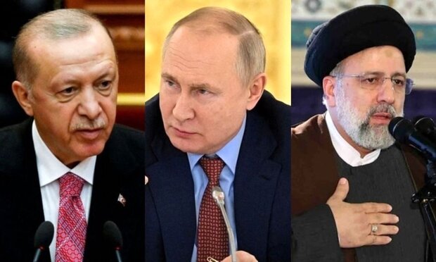 نشست رئیسی، پوتین و اردوغان سه‌شنبه درتهران برای بررسی روندآستانه