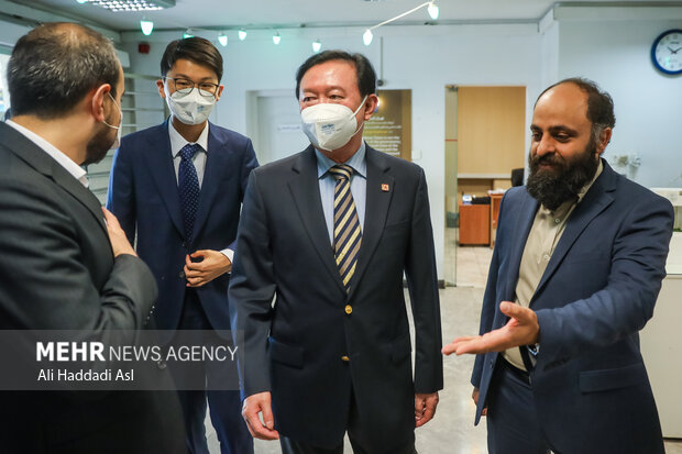  چانگ هوا سفیر کشور چین در ایران در خبرگزاری مهر حضور دارد