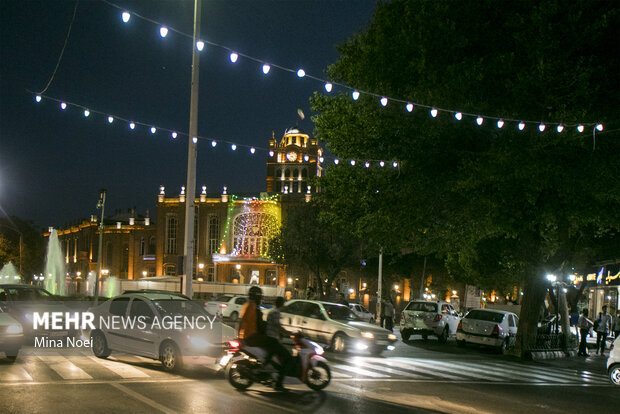 آذین بندی خیابان های تبریز به مناسبت عید غدیر خم