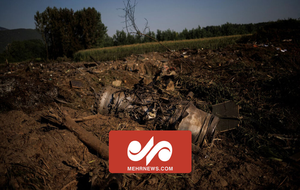 تصاویر سقوط هواپیمای اوکراینی حامل مواد منفجره