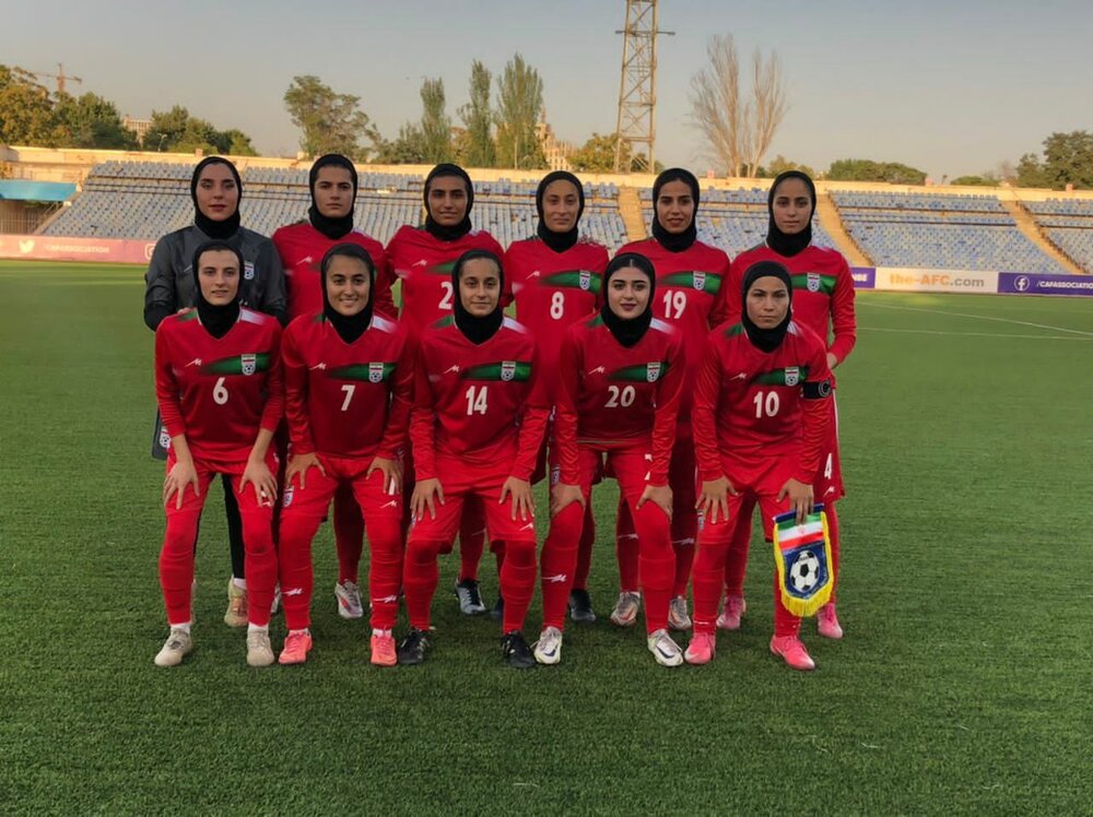 پیروزی تیم ملی بانوان ایران مقابل ترکمنستان