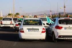 کاروان خودرویی جشن عید غدیرخم در قم برگزار شد