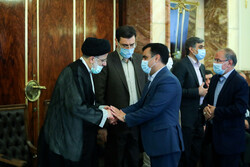 جمعی از مسئولان و کارگزاران نظام با رئیس جمهور دیدار کردند