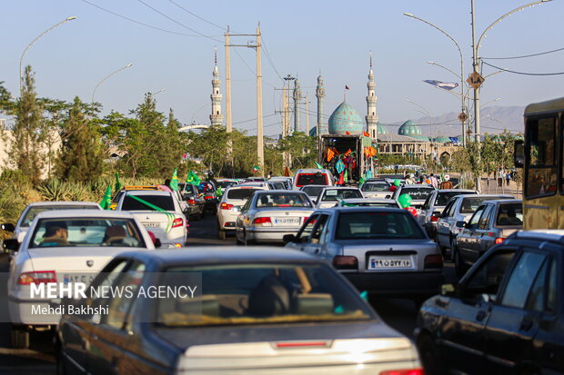 افزایش ۱۲ درصدی ورود خودروها به قم در ایام نیمه شعبان امسال