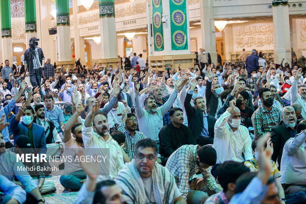 Ghadir celebrations in Hazrat Masoumeh Mausoleum in Qom
