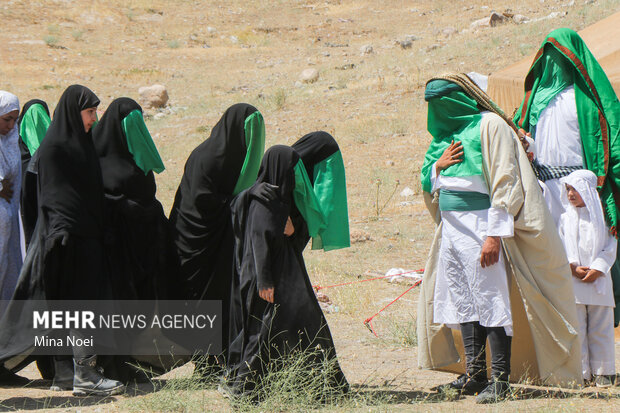 واقعه غدیر خم در ایوان بازسازی شد