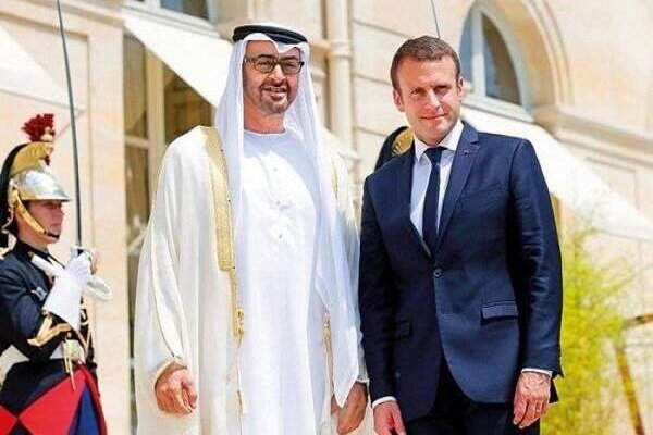 رئیس امارات متحده عربی به فرانسه سفر کرد
