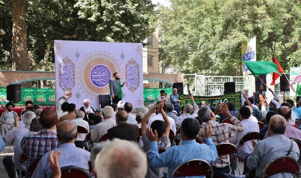 جشن غدیر در مصلای کرج برگزار شد/طبخ و توزیع ۱۴ هزار پرس غذا