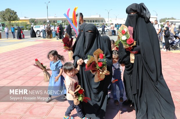 بازگشت حجاج بیت الله الحرام به مشهد