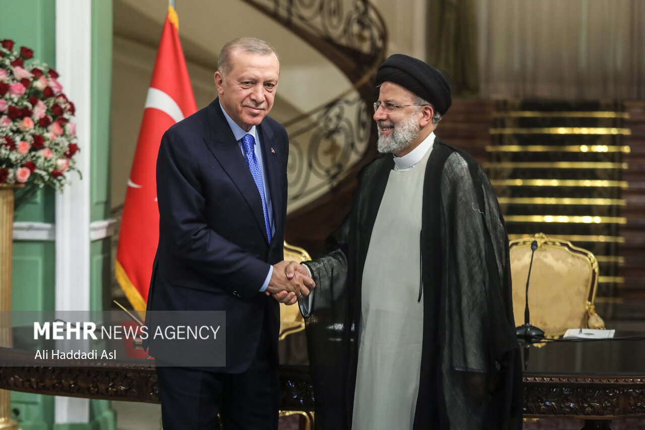 مراسم استقبال رسمی حجت الاسلام رئیسی از اردوغان رئیس جمهور ترکیه