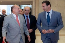 رئیس جمهور سوریه با رئیس مجلس سنای پاراگوائه دیدار کرد