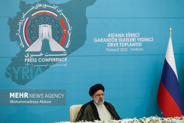 ایران، ترکی اور روس کے صدور کی آستانہ عمل کے سربراہی کانفرنس کے بعد پریس کانفرنس
