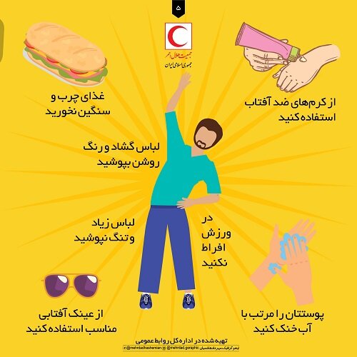 نکات مهم درباره گرمازدگی