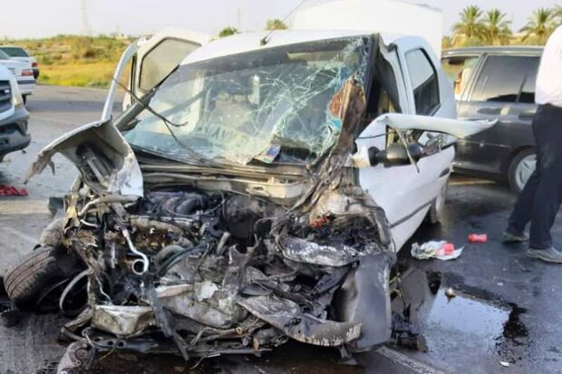 حادثه رانندگی در بروجن پنج مصدوم و یک کشته برجایی گذاشت